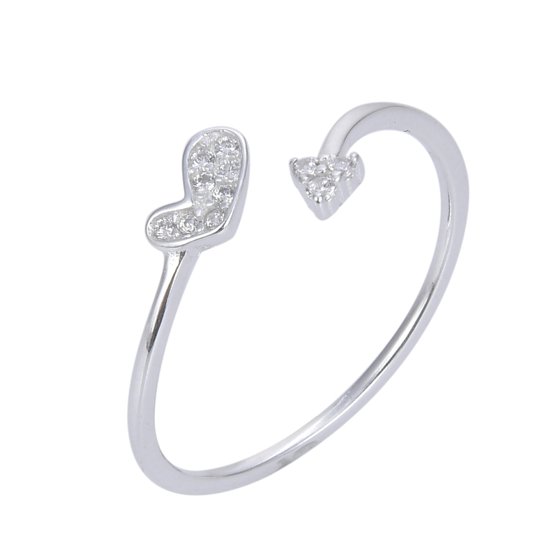 Anillo Mini Heart Silver