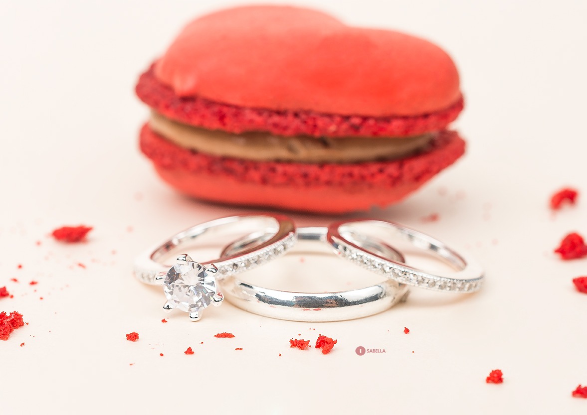 Set de Anillos de matrimonio Estilo Clásico