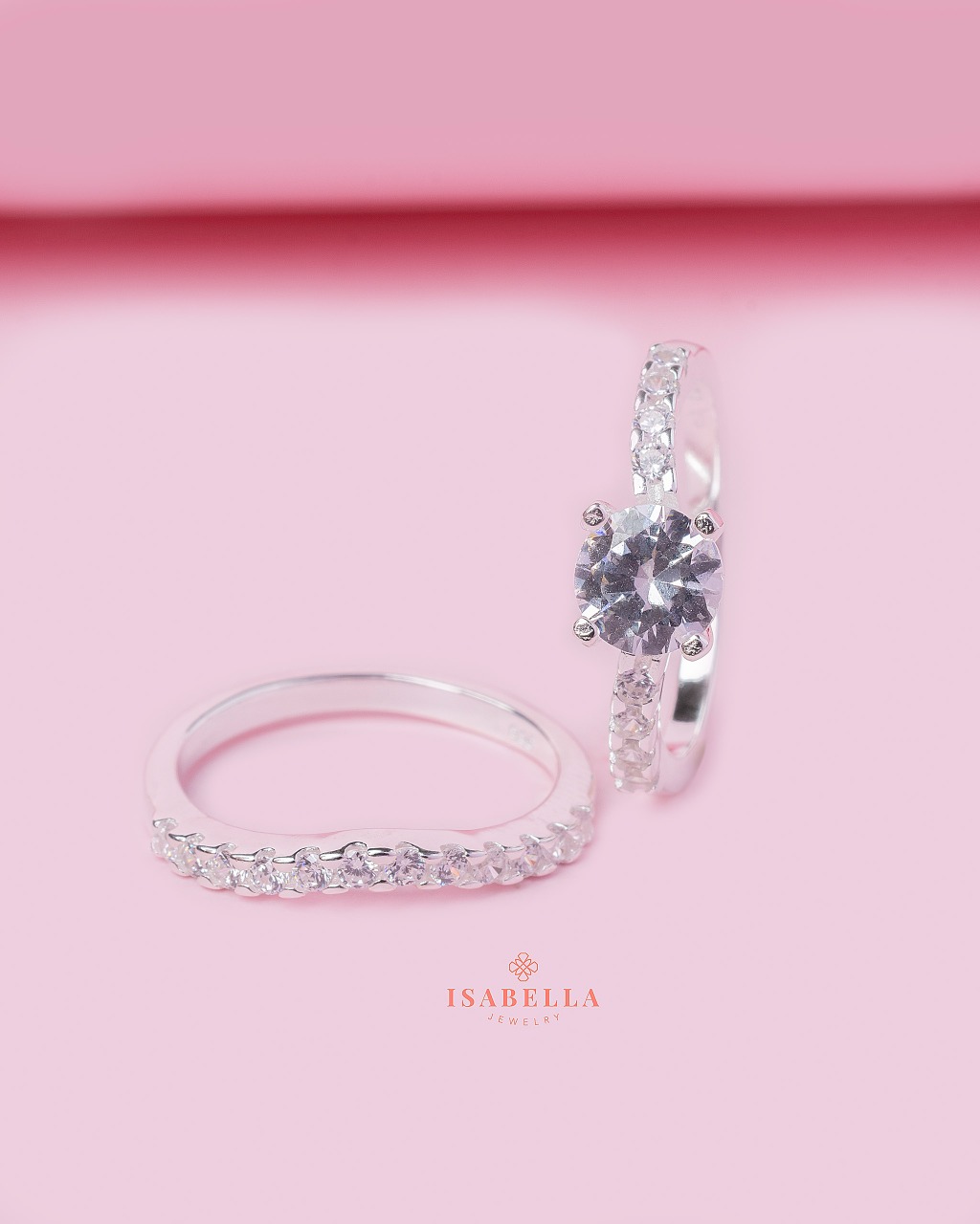Set de Anillos de matrimonio Dulce Romance