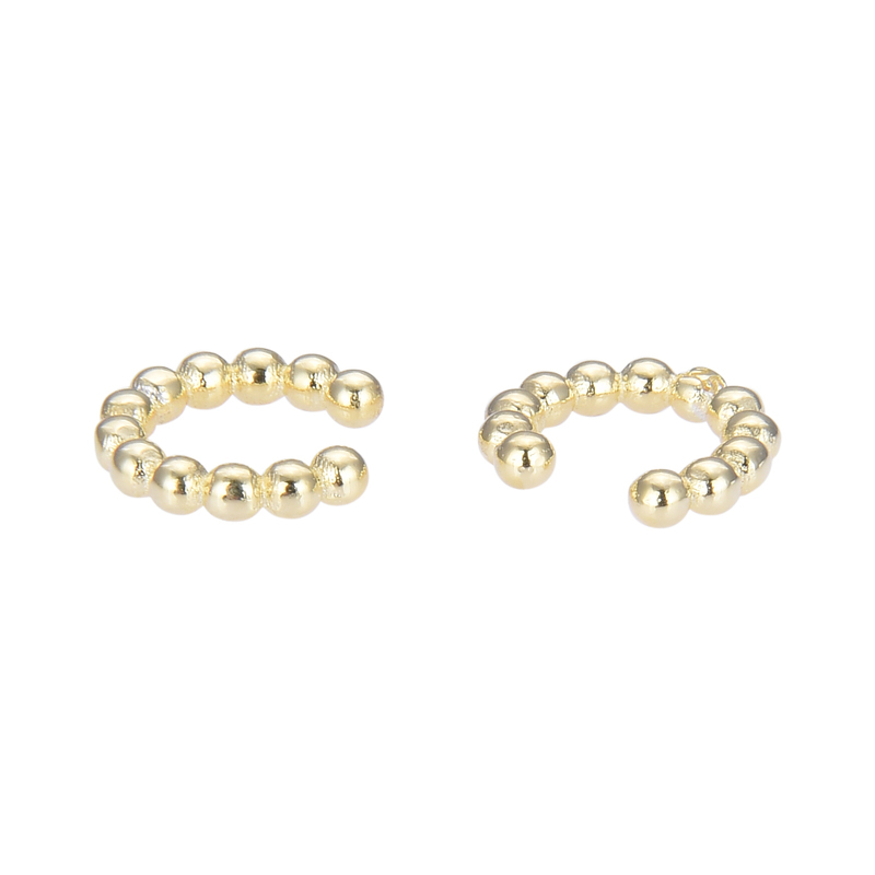 Earclip Gold Little Dots