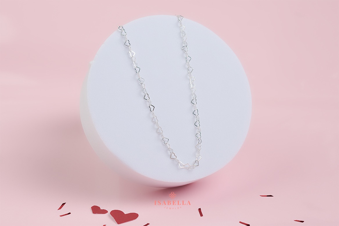 Pulsera Corazón calado Silver