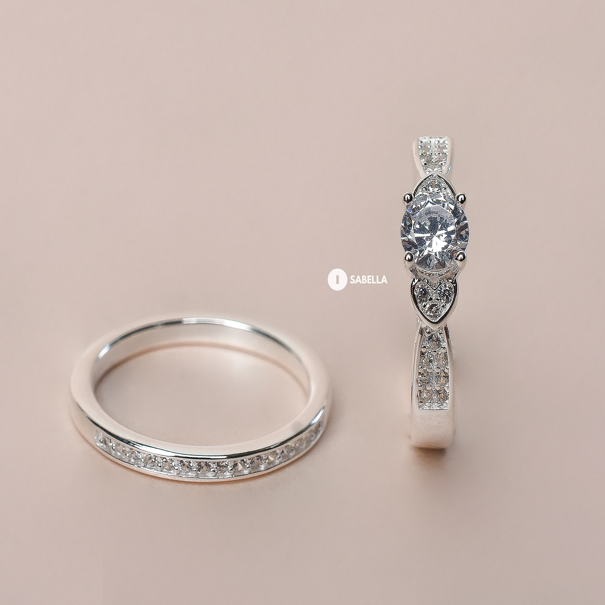 Set de Anillos Estilo Dulce Amor