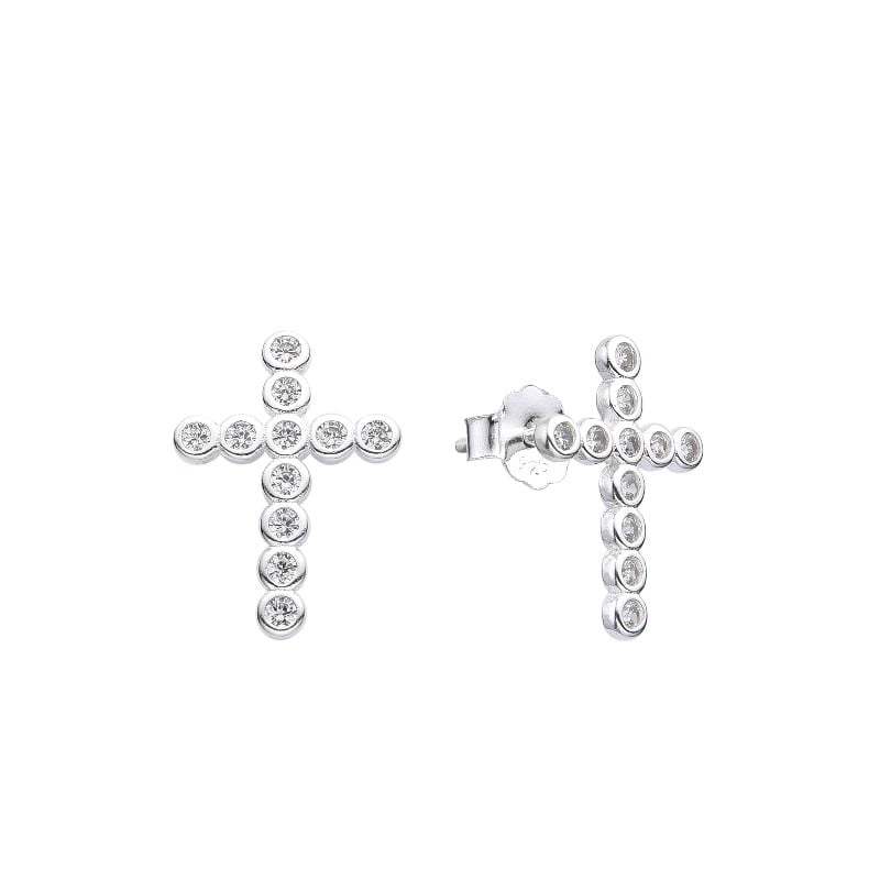 Aretes Cross Silver (12mm)