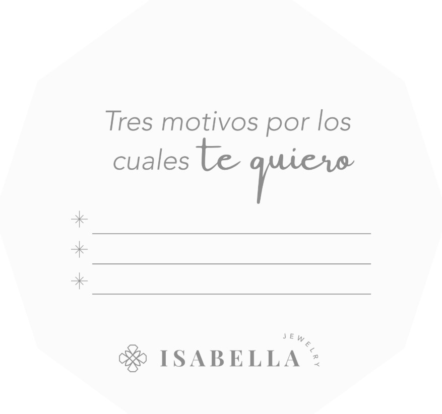 TARJETA MENSAJERA «3 MOTIVOS»