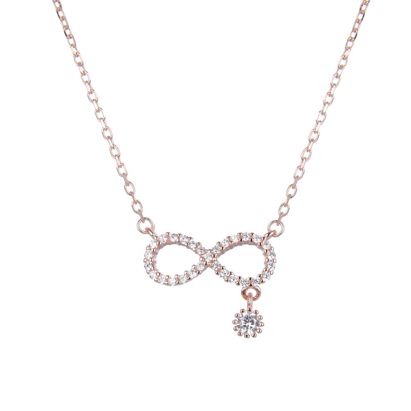 Collar Infinity Rose