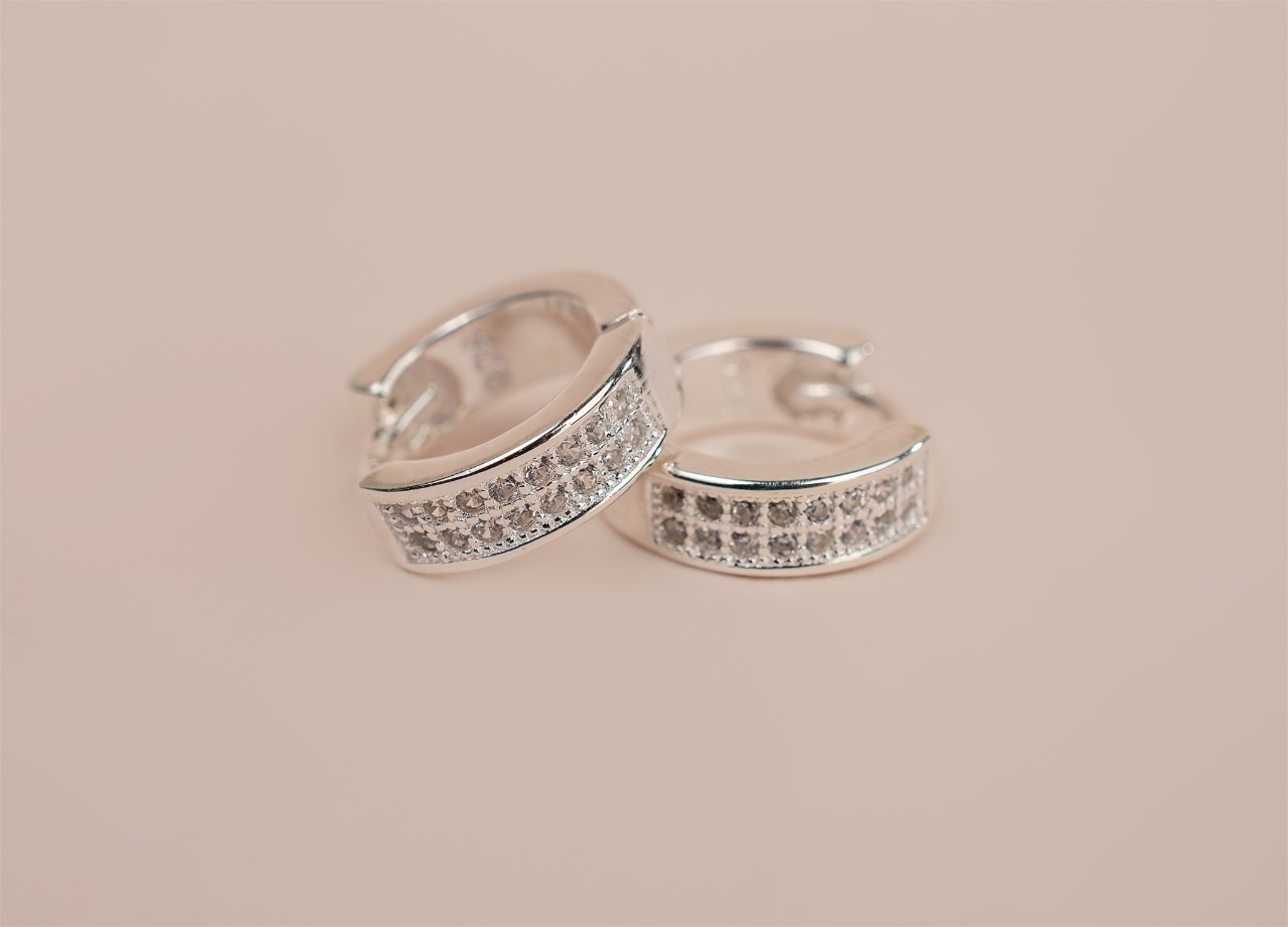Huggies dobles silver