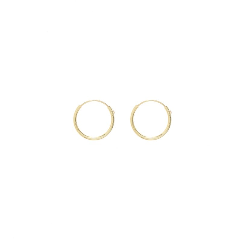 Argollas Gold 12mm