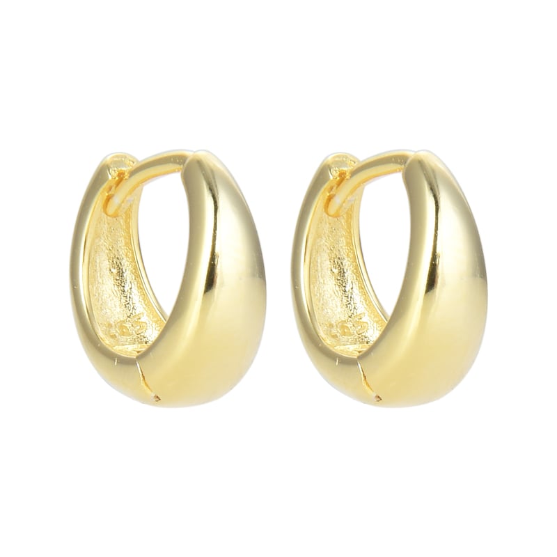 Aretes curvy Gold