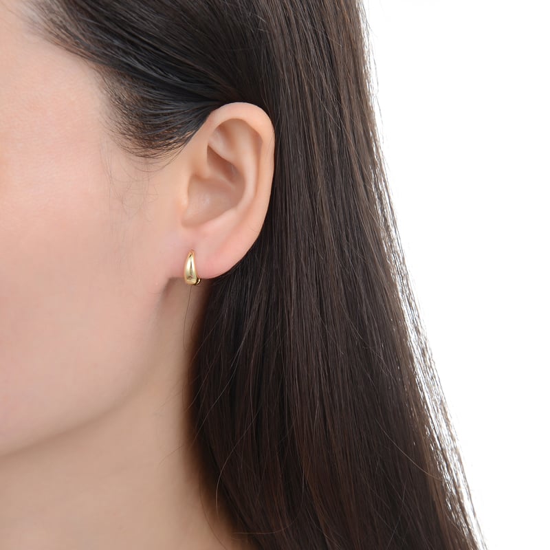Aretes curvy Gold