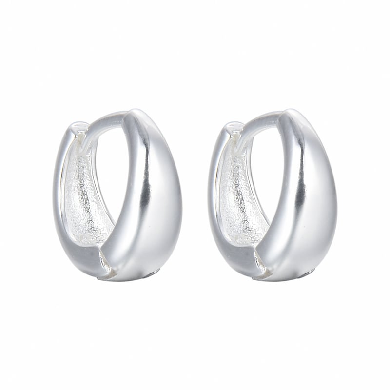 Aretes curvy Silver