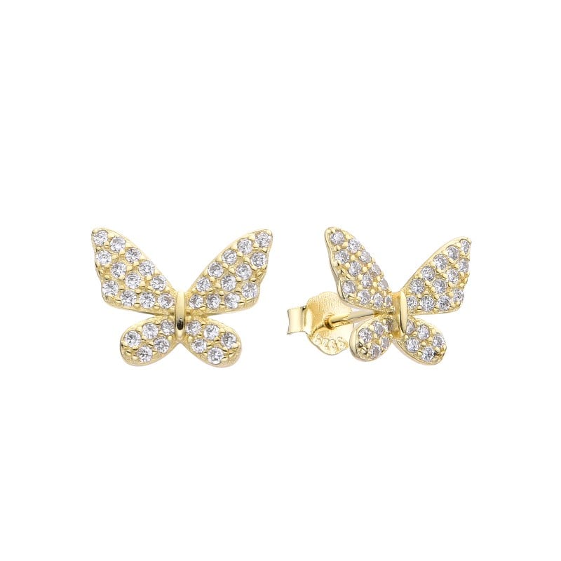 Aretes Butterfly Gold