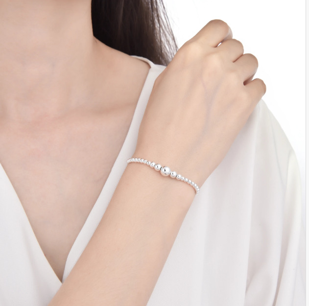Pulsera Esferas Silver
