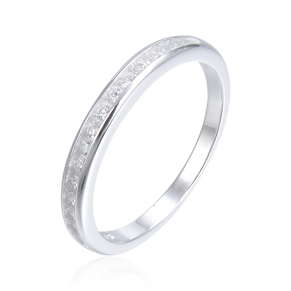 Anillo para Ella Doble Strass Silver