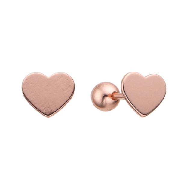 Aretes Corazón rose