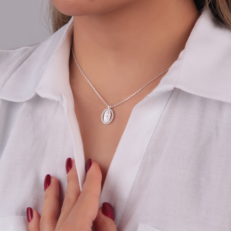 Collar Guadalupe Silver