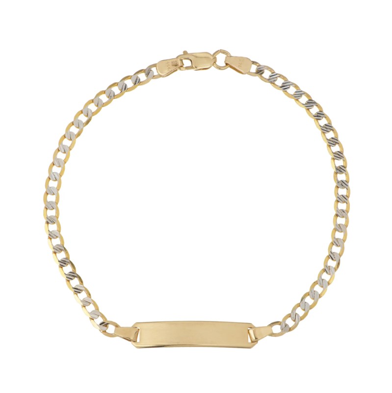 Esclava Barbada de oro Diamantada