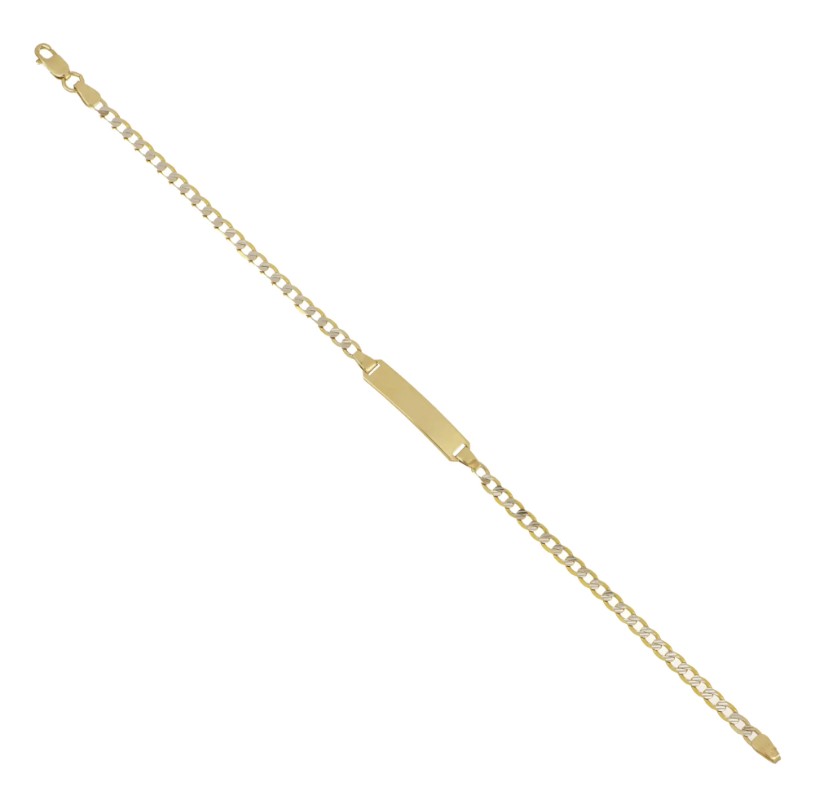 Esclava Barbada de oro Diamantada