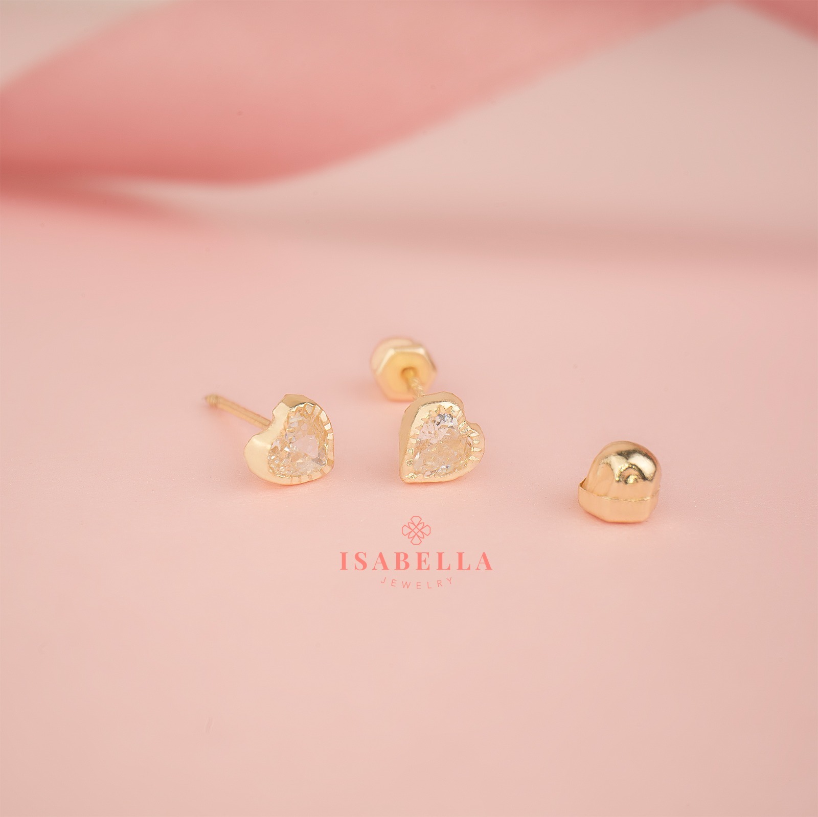 Broquel corazoncito 4mm