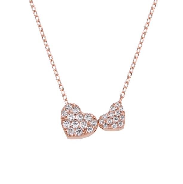 Collar Corazones radiantes