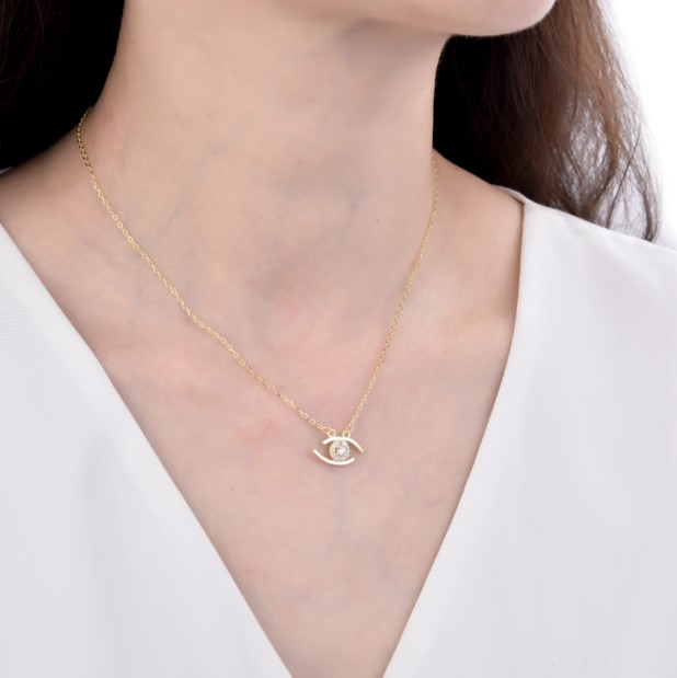 Collar Ojo Turco Gold