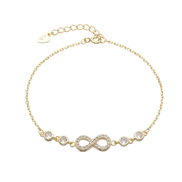 Pulseras Infinity Gold
