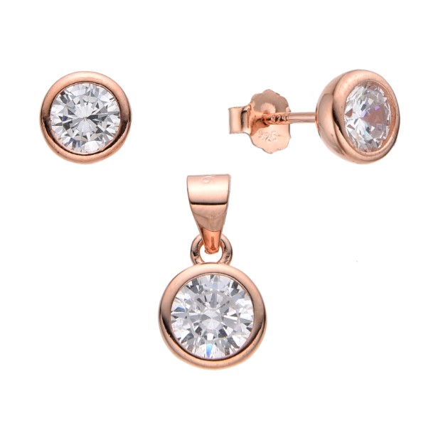 Conjunto Cristal Rose