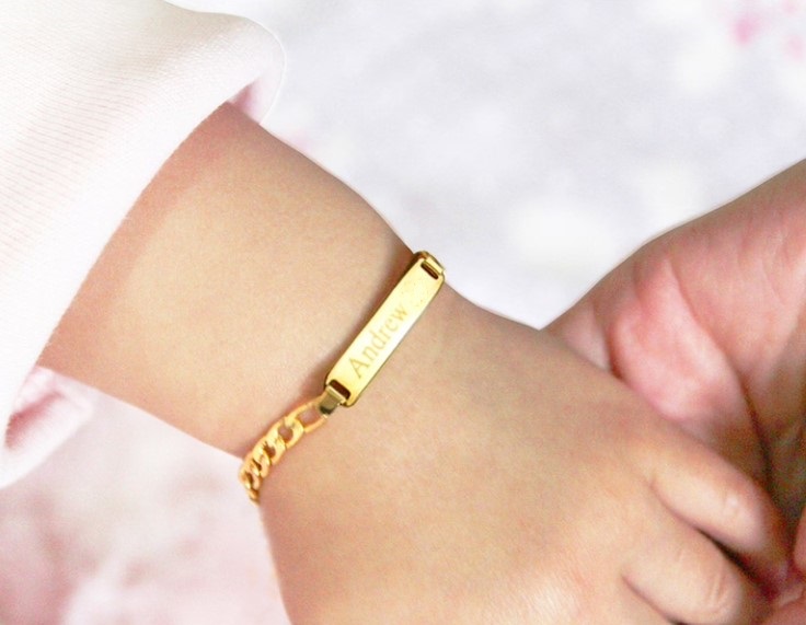 Pulsera Romana Kids 12cm | 14K