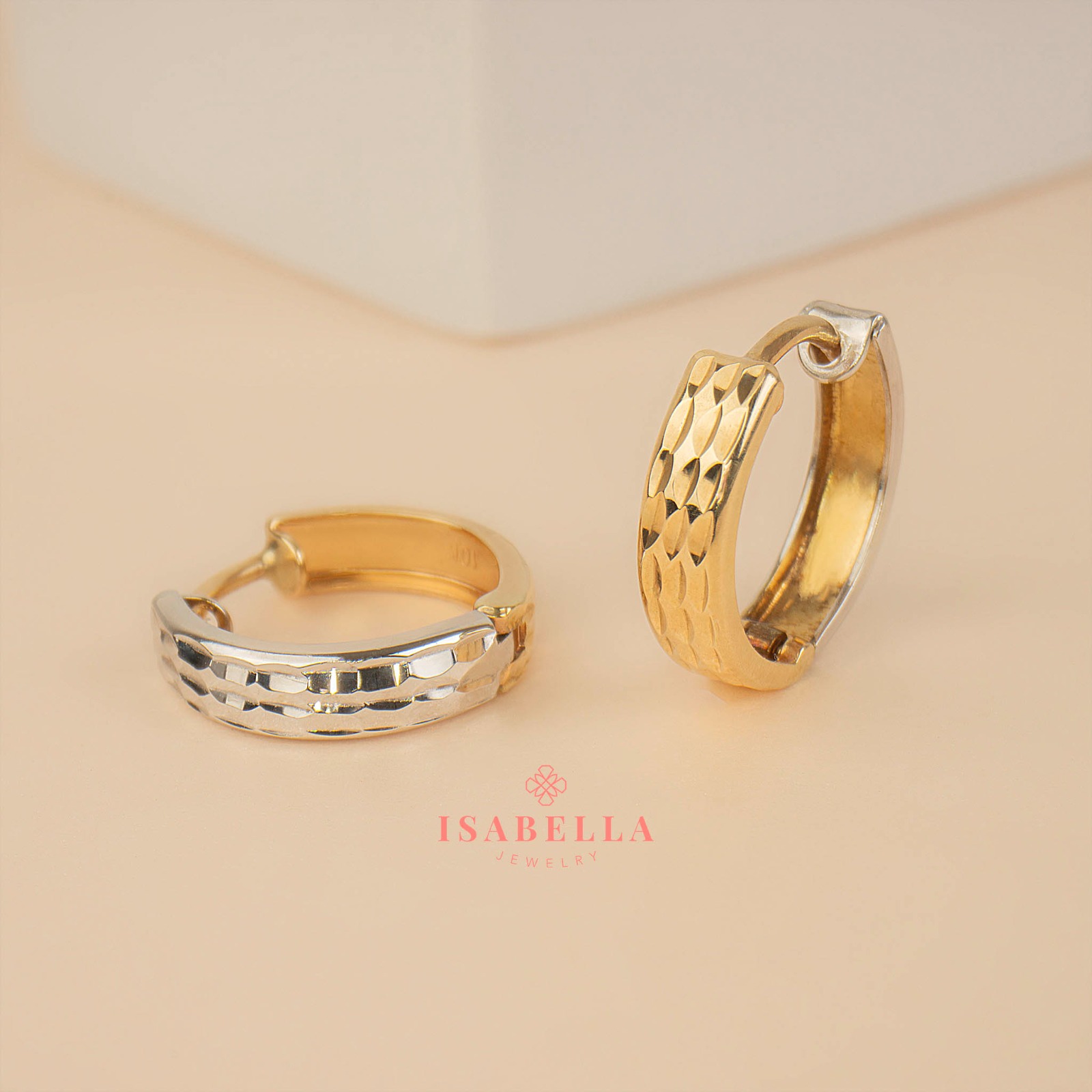 Arracadas Bisel 2 oros