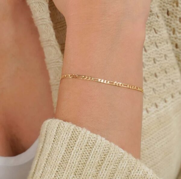 Pulsera Fígaro 10K - Image 3