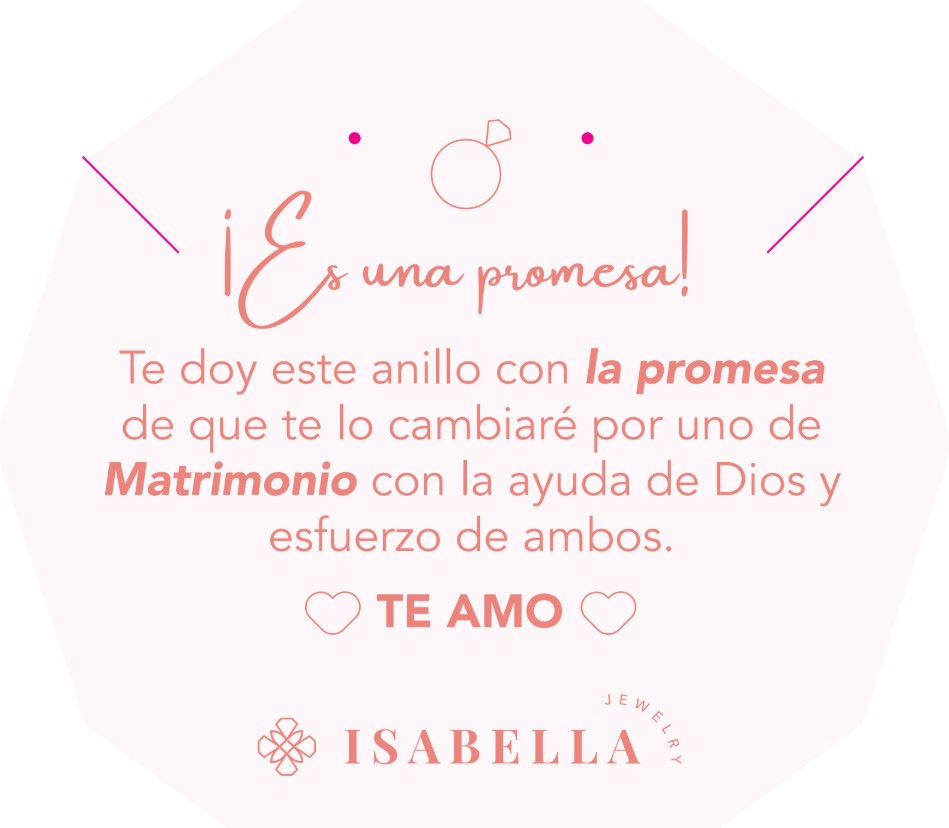 TARJETA MENSAJERA «PROMESA»