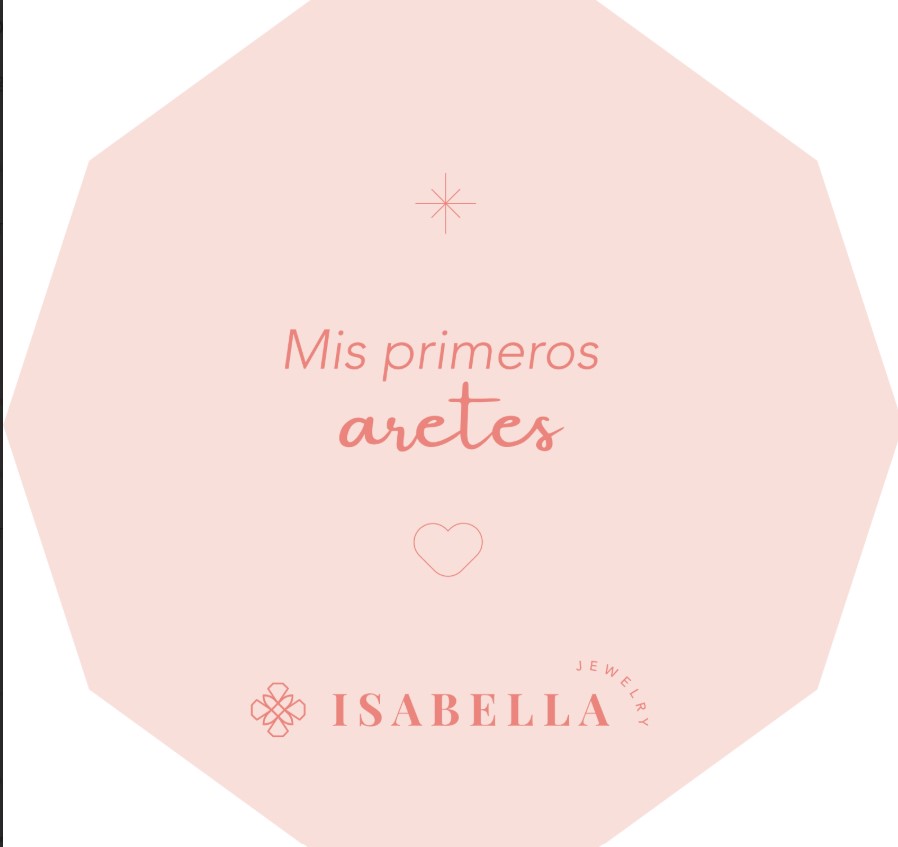 TARJETA MENSAJERA «PRIMEROS ARETES»