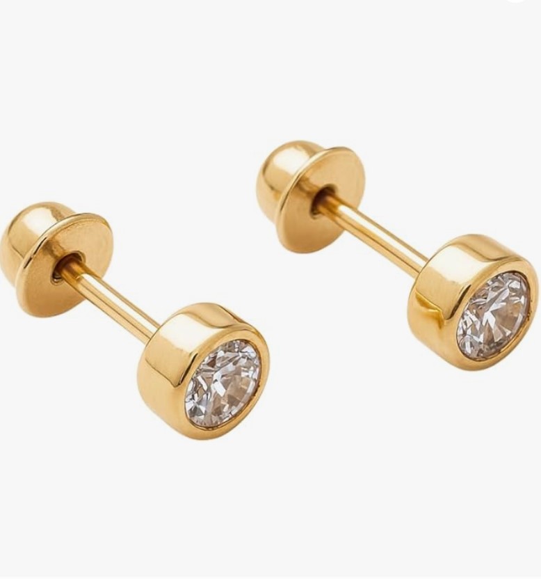 Abridores Bisel doble Blanco 10k |5mm