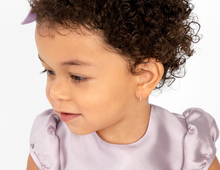 Arracadas Rose (10mm) 10k