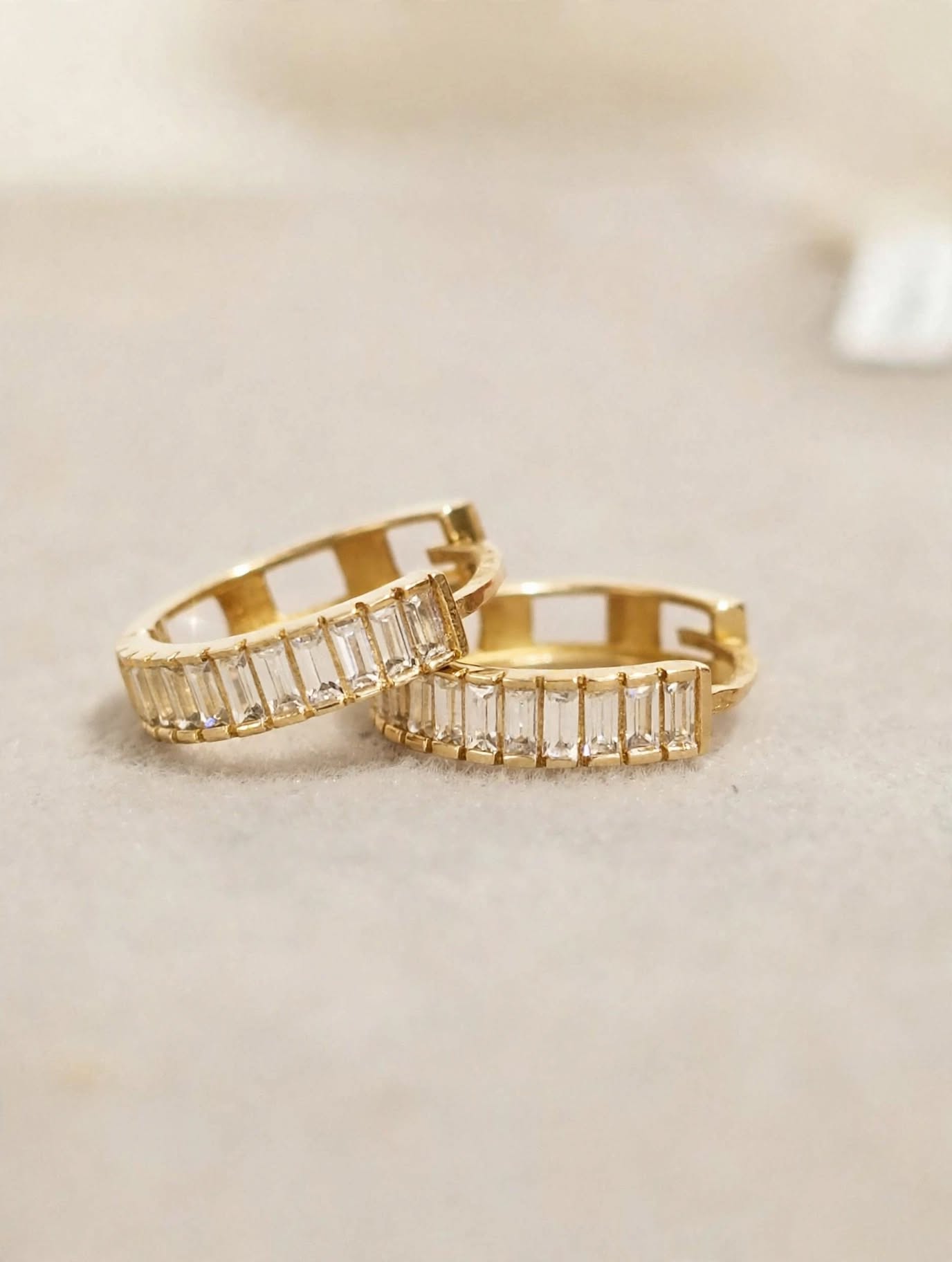 Arracadas Baguette 12mm